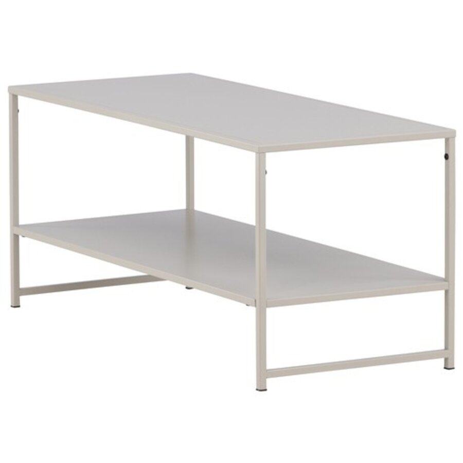 Staal Beige Salontafel Rechthoek