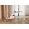 Staal Beige Salontafel Rechthoek