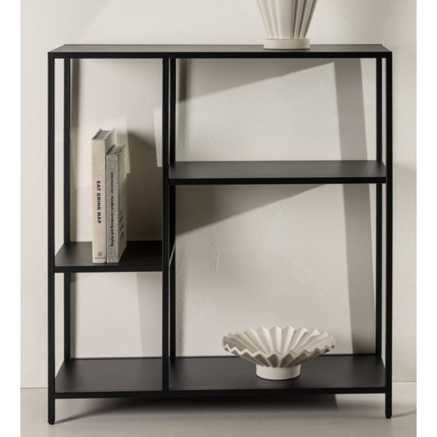 Puno Zwart Sidetable Rechthoek