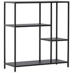 Hjem Interiors Puno Zwart Sidetable Rechthoek