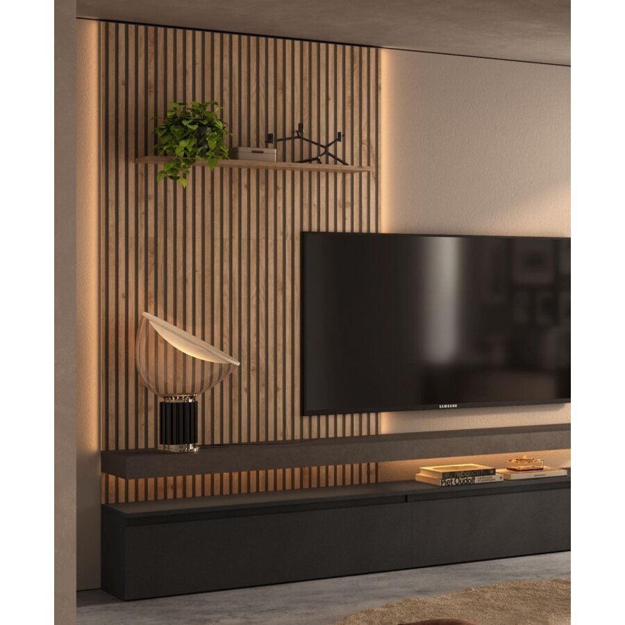 2 LED-strips voor Boiserie Wandpaneel