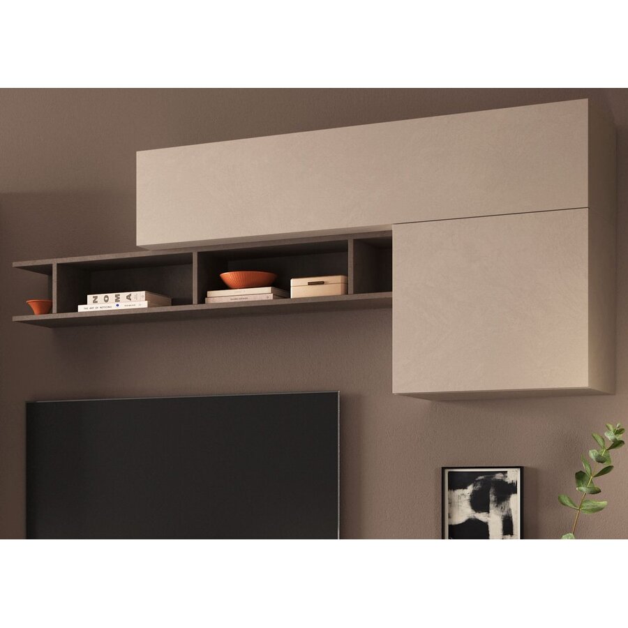 Infinity 2.0 Brons/Cashmere/Eiken TV Meubel Set 204