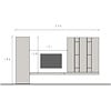 Infinity 2.0 Brons/Eiken TV Meubel Set 207