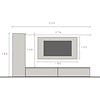Infinity 2.0 Cashmere/Travertin TV Meubel Set 208