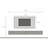 Infinity 2.0 Cashmere/Eiken TV Meubel Set 210