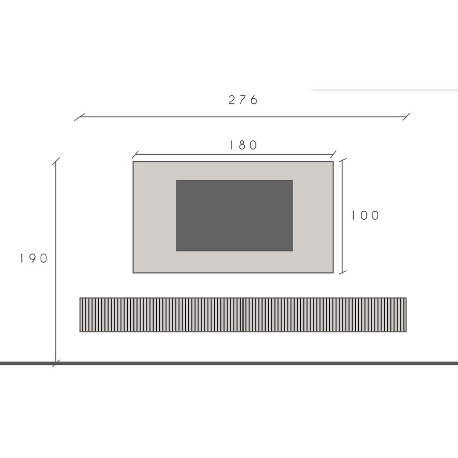 Infinity 2.0 Cashmere/Eiken TV Meubel Set 210