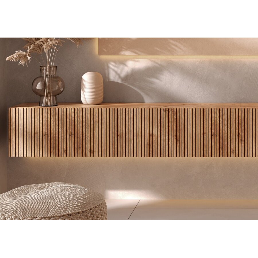 Infinity 2.0 Cashmere/Eiken TV Meubel Set 210
