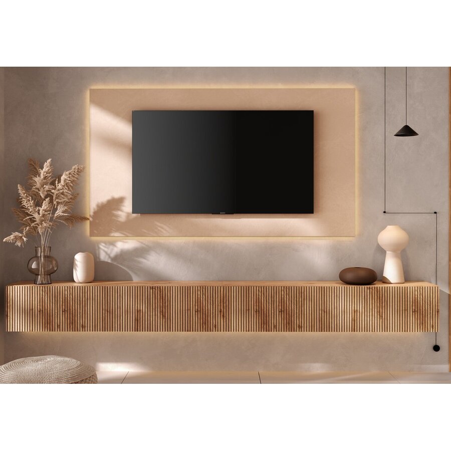 Infinity 2.0 Cashmere/Eiken TV Meubel Set 210