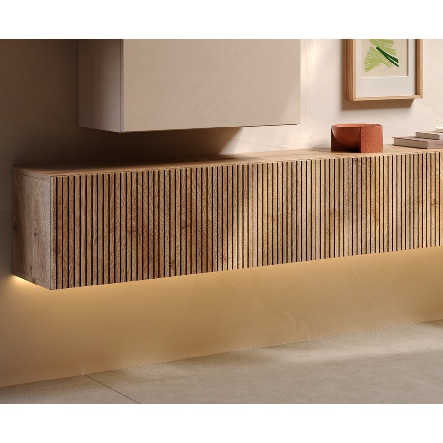 Infinity 2.0 Cashmere/Eiken TV Meubel Set 213