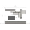 Infinity 2.0 Brons/Cashmere/Eiken TV Meubel Set 214