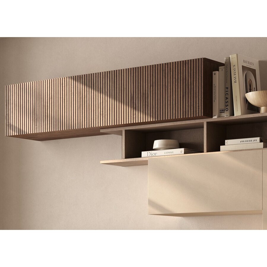 Infinity 2.0 Brons/Cashmere/Eiken TV Meubel Set 214