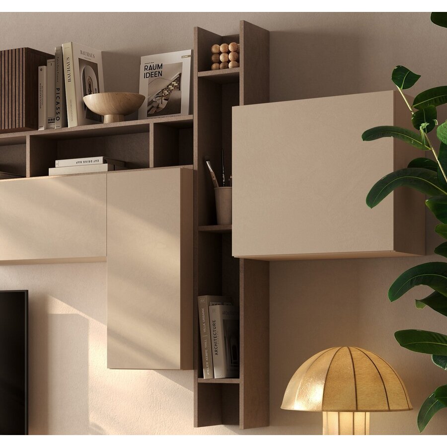 Infinity 2.0 Brons/Cashmere/Eiken TV Meubel Set 214