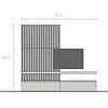 Infinity 2.0 Brons/Lava/Eiken TV Meubel Set 215