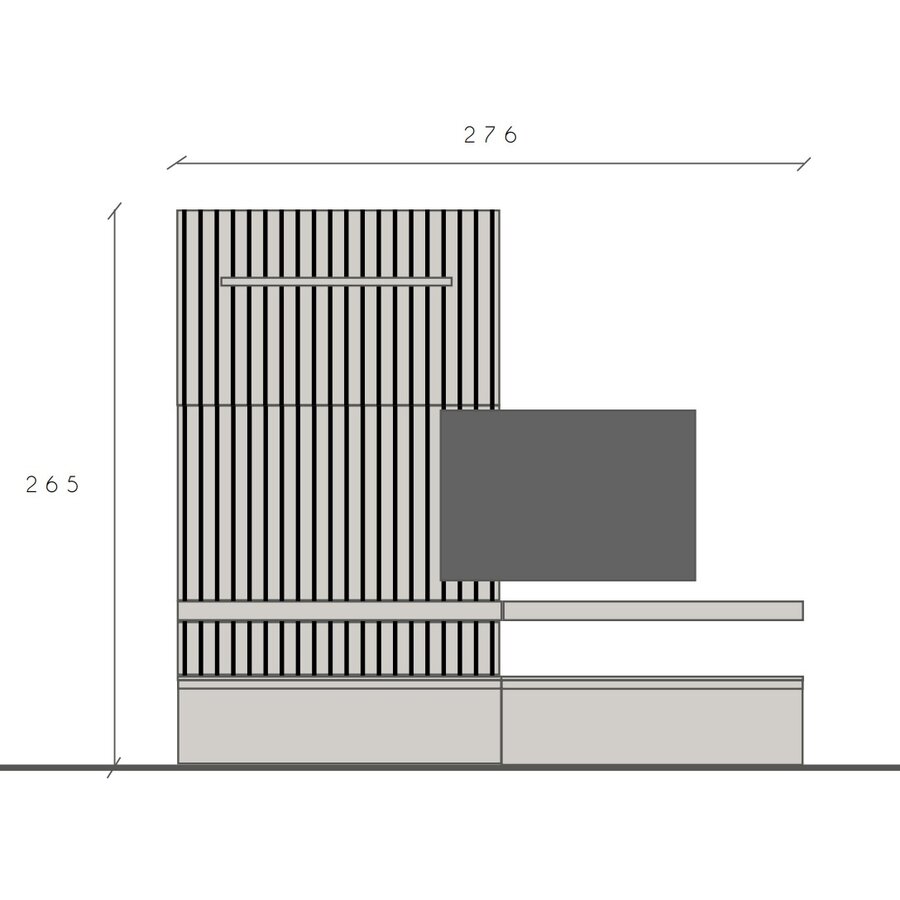 Infinity 2.0 Brons/Lava/Eiken TV Meubel Set 215