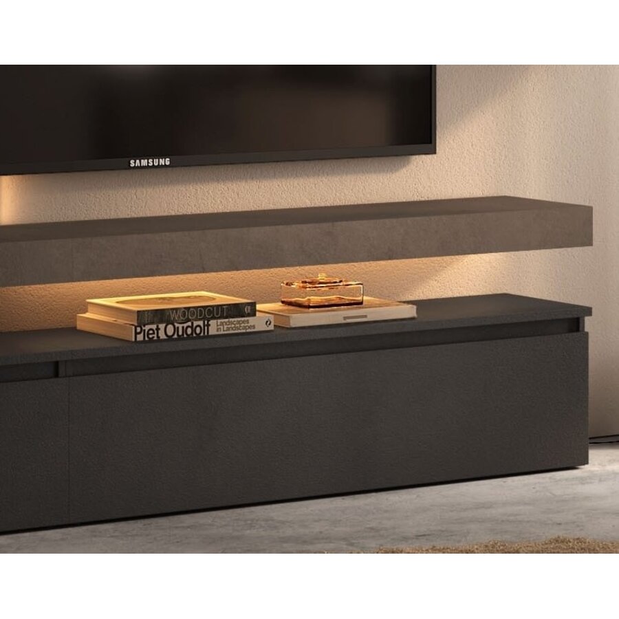 Infinity 2.0 Brons/Lava/Eiken TV Meubel Set 215