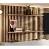 Infinity 2.0 Hoogglans Wit/Eiken TV Meubel Set 217