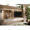 Infinity 2.0 Hoogglans Wit/Eiken TV Meubel Set 217