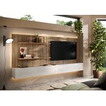 Benvenuto Design Infinity 2.0 Hoogglans Wit/Eiken TV Meubel Set 217