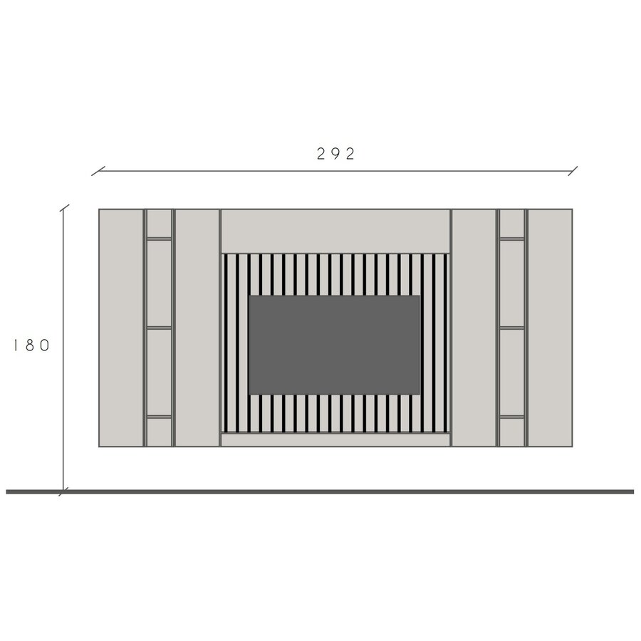 Infinity 2.0 Cashmere/Eiken TV Meubel Set 219