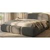 Ohio Slim 140 x 200 cm Gestoffeerd Bed Grijs