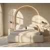 Ohio Slim 180 x 200 cm Gestoffeerd Bed Lichtbeige