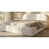 Ohio Slim 160 x 200 cm Gestoffeerd Bed Gebroken Wit