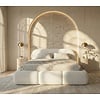 Ohio Slim 200 x 200 cm Gestoffeerd Bed Gebroken Wit