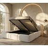 Ohio Slim 180 x 200 cm Gestoffeerd Bed Gebroken Wit