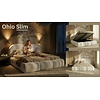 Ohio Slim 180 x 200 cm Gestoffeerd Bed Velvet Lichtgrijs