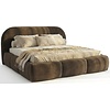 Ohio Slim 160 x 200 cm Gestoffeerd Bed Velvet Bruin