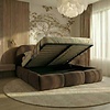 Ohio Slim 180 x 200 cm Gestoffeerd Bed Velvet Bruin