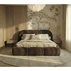 Ohio Slim 140 x 200 cm Gestoffeerd Bed Velvet Bruin