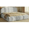 Ohio Slim 160 x 200 cm Gestoffeerd Bed Velvet Lichtgrijs