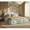 Ohio Slim 200 x 200 cm Gestoffeerd Bed Velvet Lichtgrijs