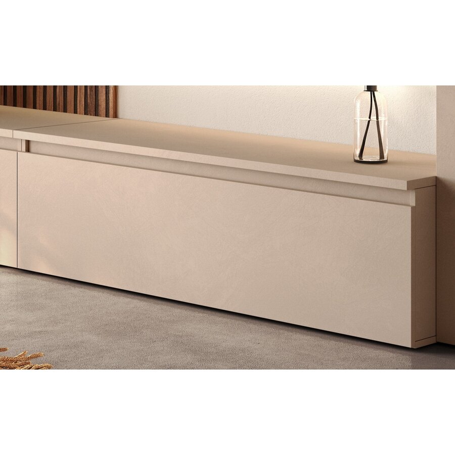Infinity 2.0 Cashmere/Marmo Nero/Eiken TV Meubel Set 220