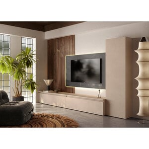 Benvenuto Design Infinity 2.0 Cashmere/Marmo Nero/Eiken TV Meubel Set 220