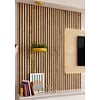 Infinity 2.0 Hoogglans Wit/Travertin/Eiken TV Meubel Set 221