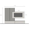 Infinity 2.0 Brons/Travertin/Eiken TV Meubel Set 223
