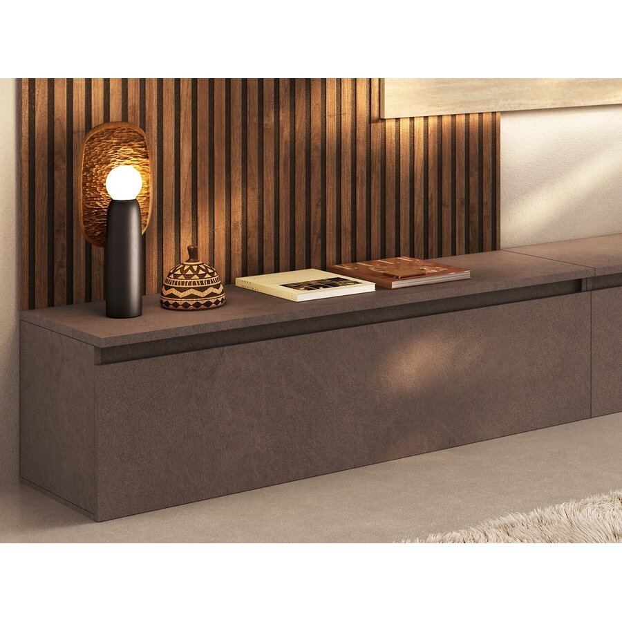 Infinity 2.0 Brons/Travertin/Eiken TV Meubel Set 223