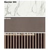 Infinity 2.0 Brons/Marmer Wit/Eiken TV Meubel Set 224