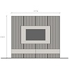 Infinity 2.0 HG Wit/Steengrijs/Eiken TV Meubel Set 225