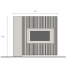 Infinity 2.0 Cashmere/Travertin/Eiken TV Meubel Set 226
