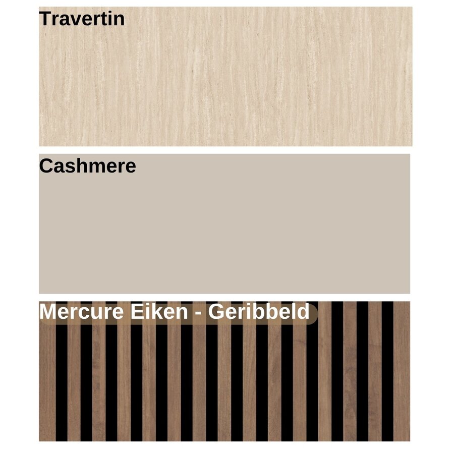 Infinity 2.0 Cashmere/Travertin/Eiken TV Meubel Set 226