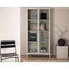 Piring Beige / Glas Opbergkast H190 cm
