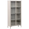Piring Beige / Glas Opbergkast H190 cm
