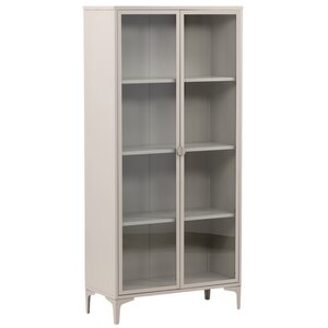 Hjem Interiors Piring Beige / Glas Opbergkast H190 cm