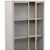 Piring Beige / Glas Opbergkast H190 cm