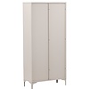 Piring Beige / Glas Opbergkast H190 cm