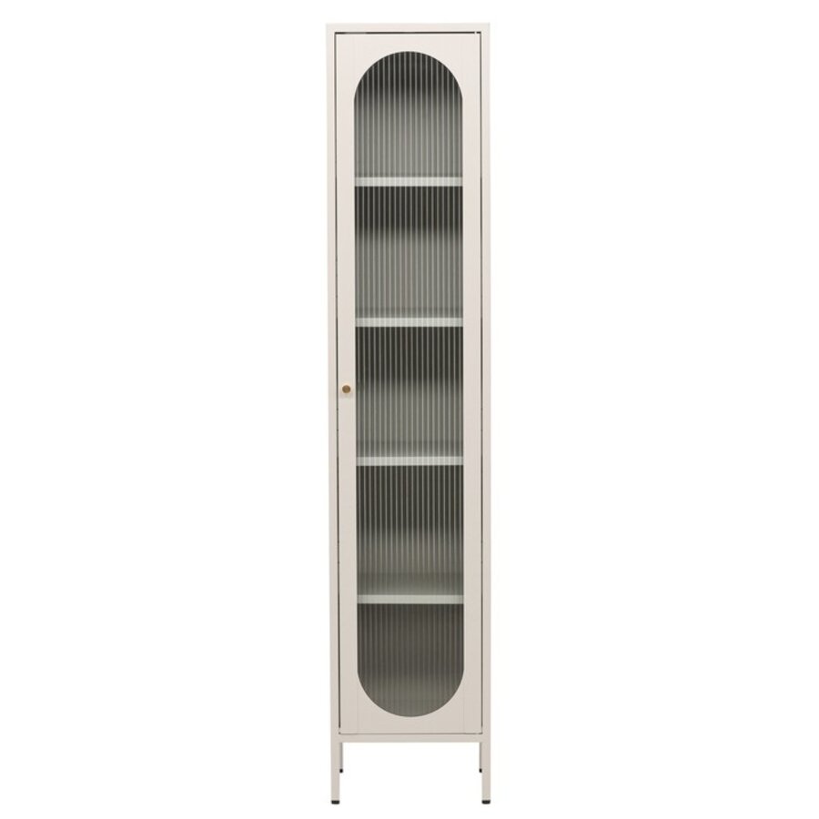 Cali Beige Vitrinekast Slim H180 cm