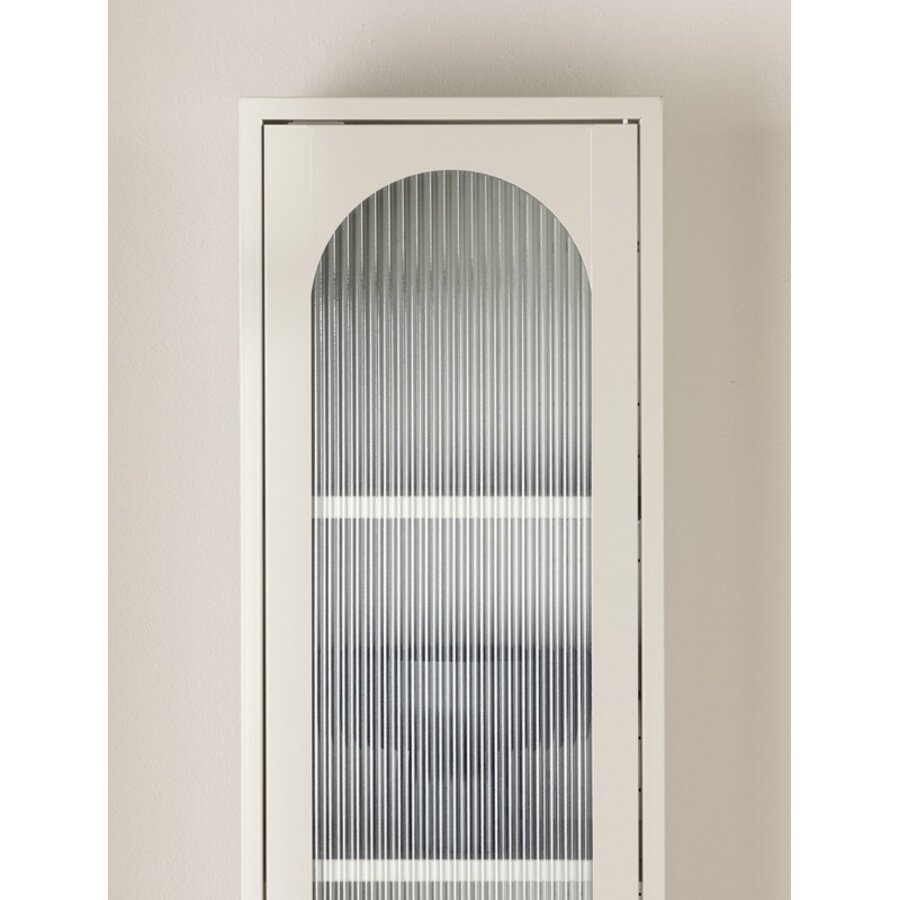 Cali Beige Vitrinekast Slim H180 cm